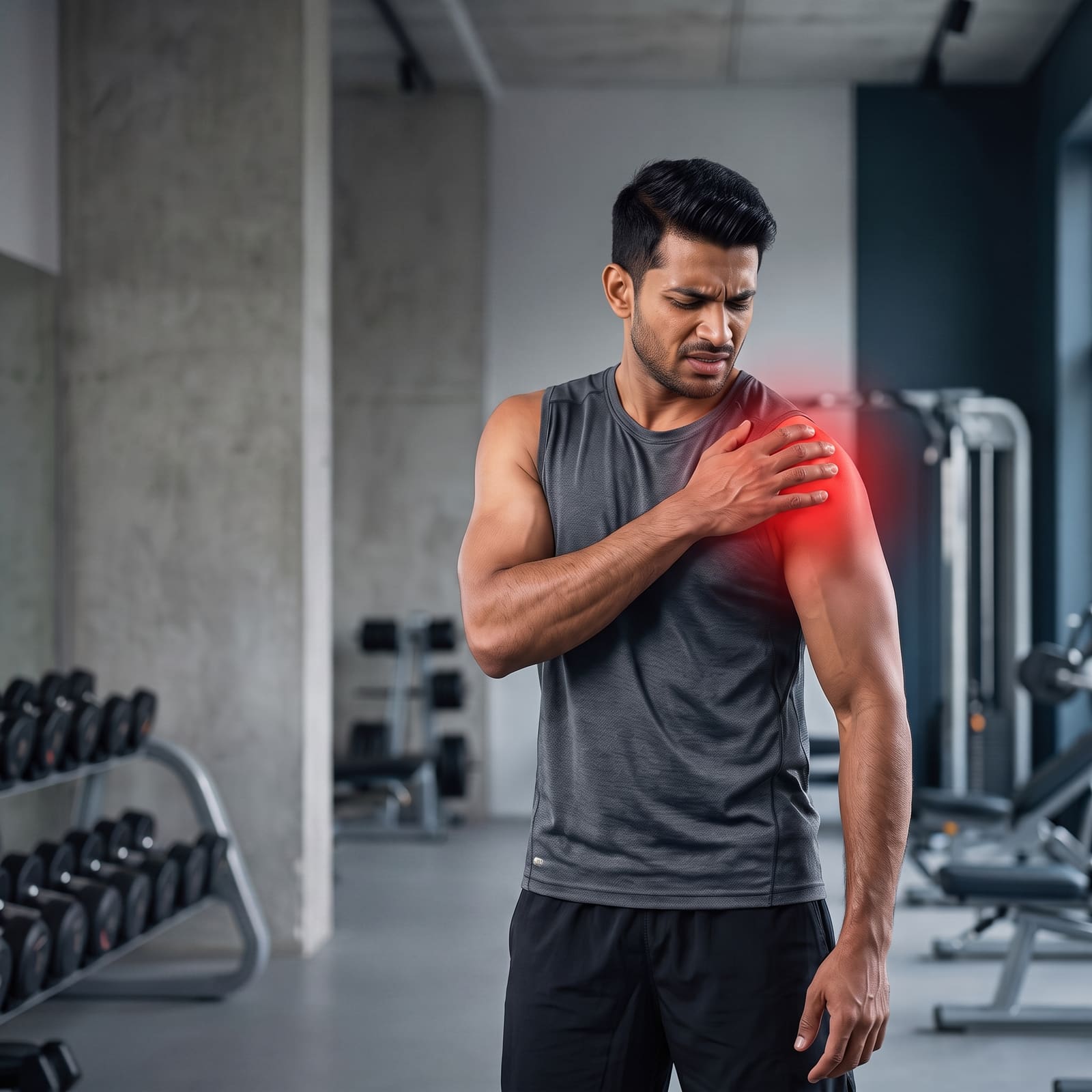 A physiotherapist working on a shoulder during an at-home session